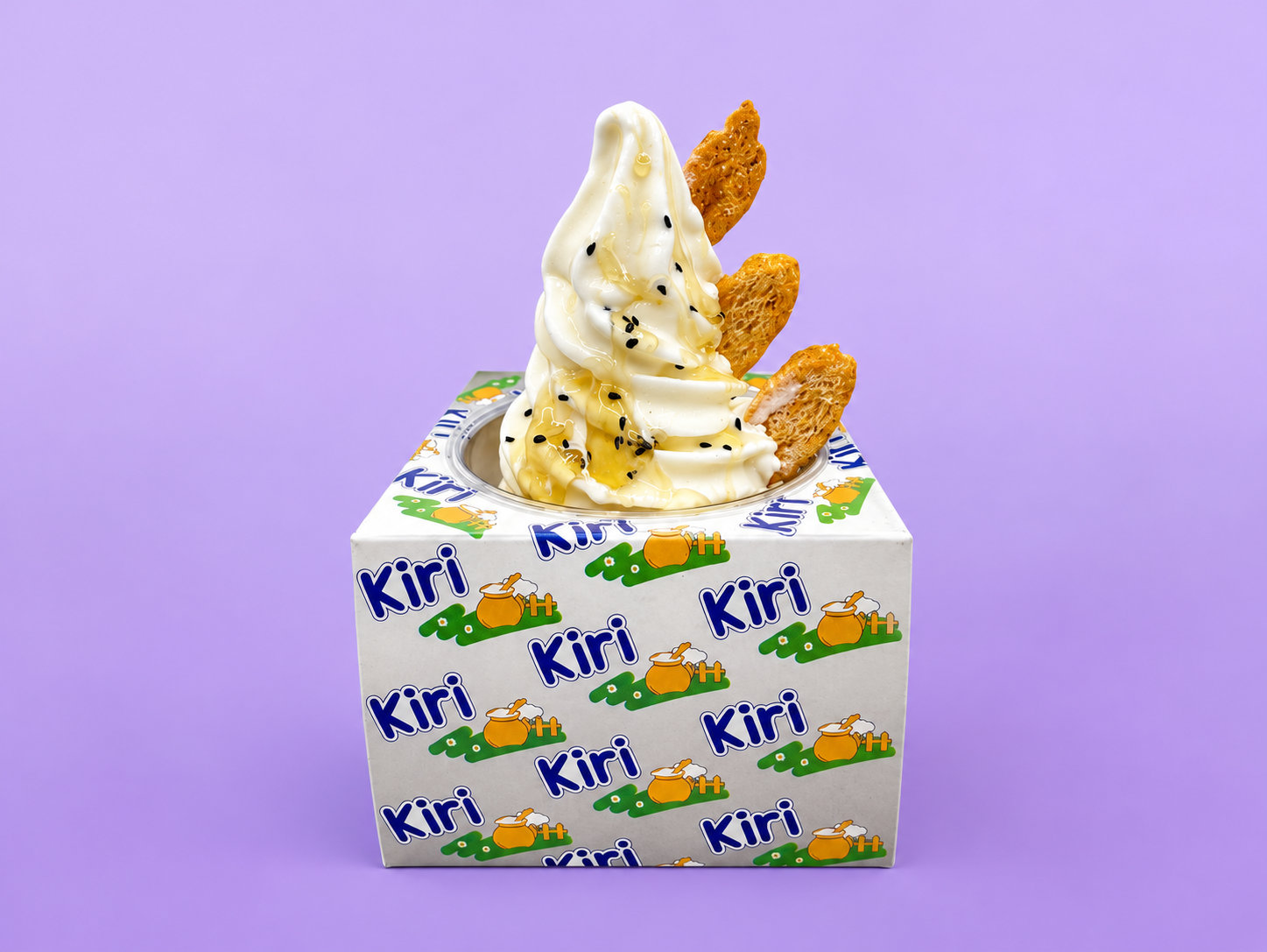 MILKD soft serve in Kiri branded box